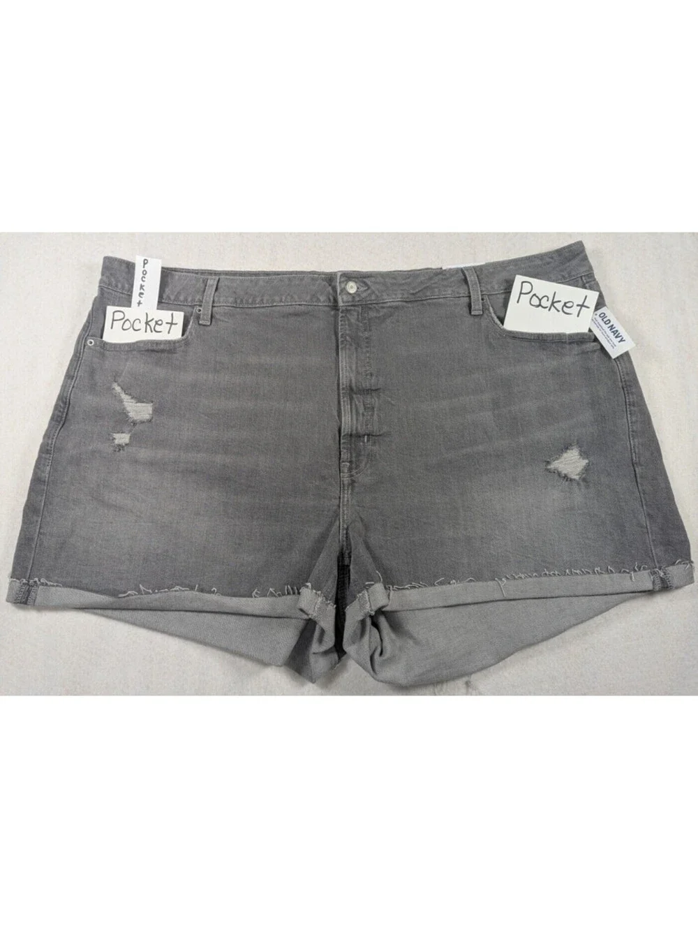 Old Navy - Women’s - O.G. Straight - High Rise - Gray - Size: 28